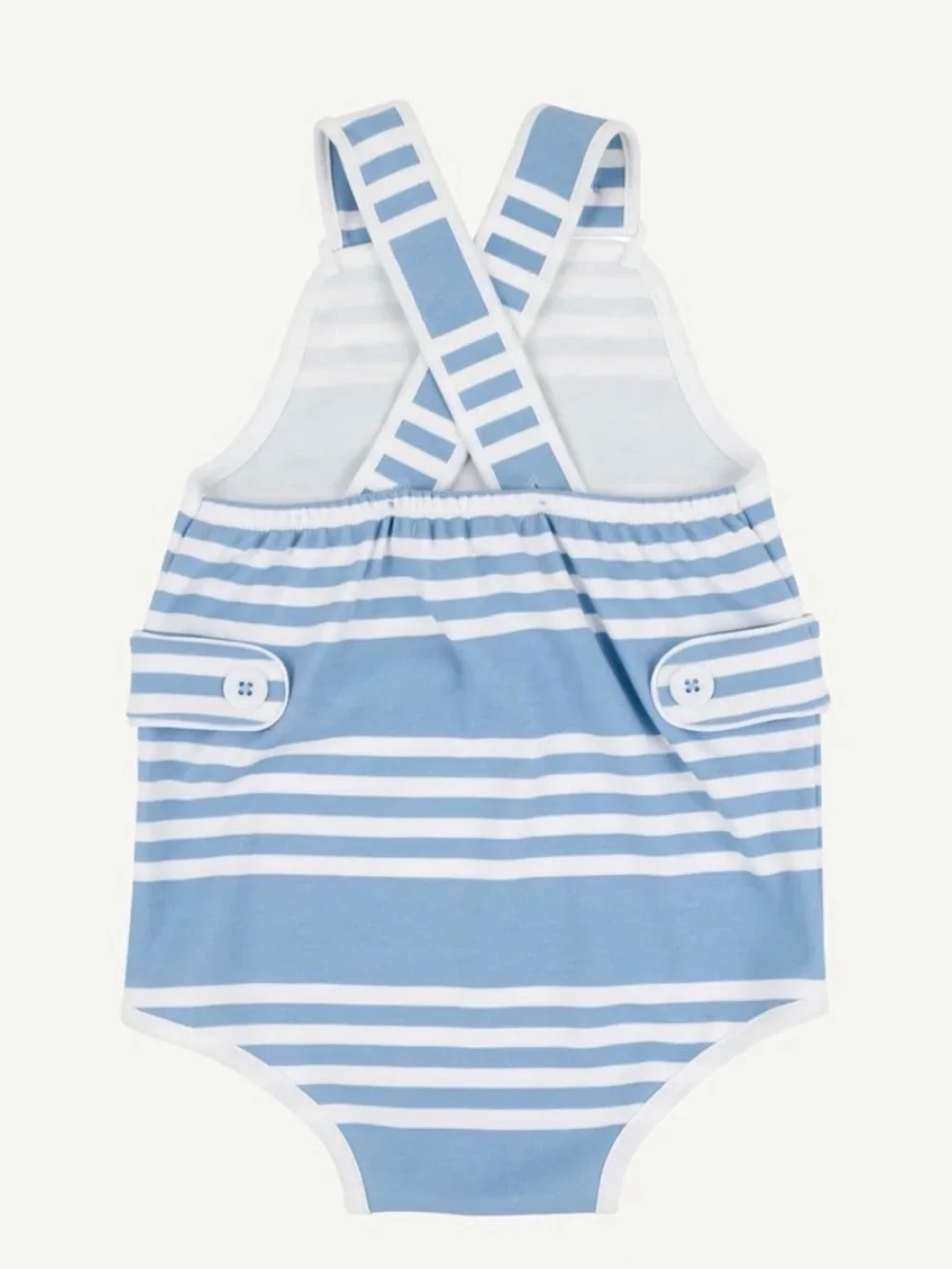 The Beaufort Bonnet Company Skipper Sunsuit Saddle Ridge Stripe